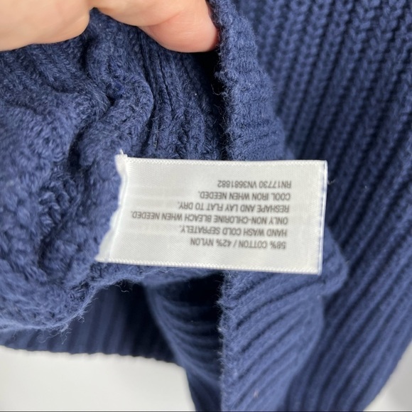 PHILLIP Lim x Target rhinestone ribbed navy sweater size S - Picture 7 of 7